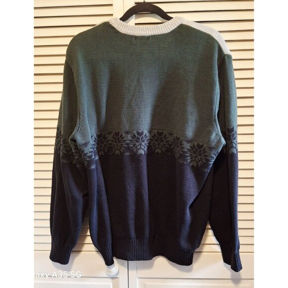 Dockers Mens XXL Sweater With Reindeer Design In 100% Cotton CozyCore  Cabincore - Picture 5 of 6